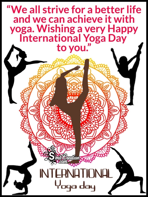 Happy International Yoga Day Poster
