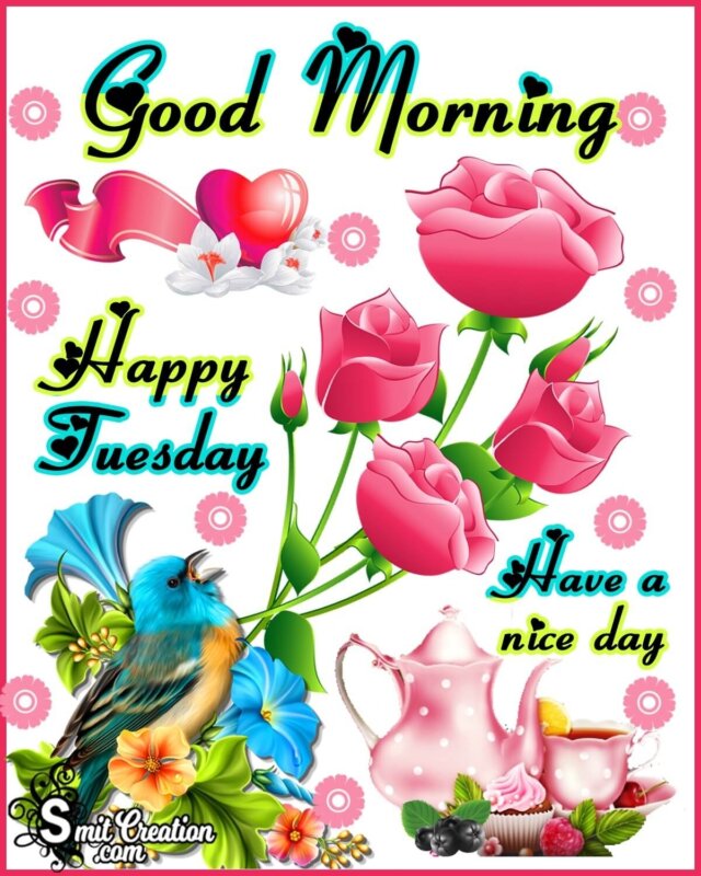 Good Morning Happy Tuesday Have A Nice Day - SmitCreation.com