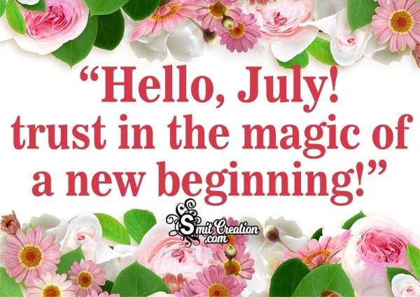 Hello, July Image