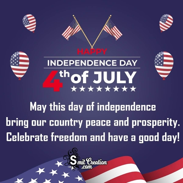 Happy 4th of July Wish Image
