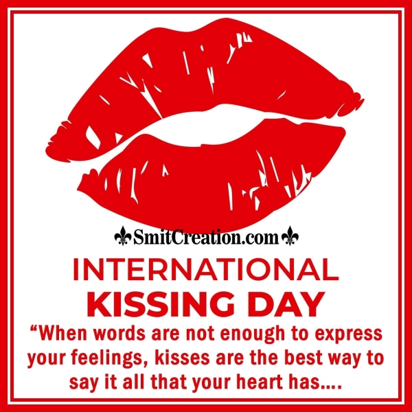 Happy International Kissing Day Messages