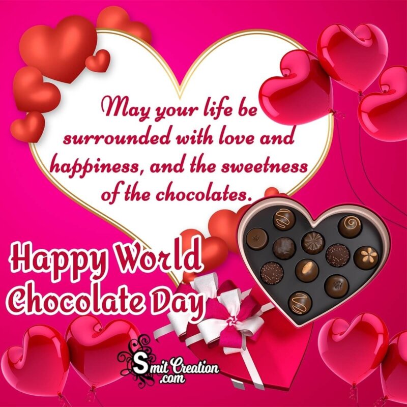 Happy World Chocolate Day My Dear Friend Wishes - SmitCreation.com