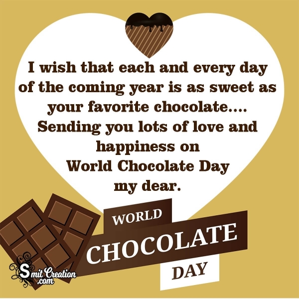 World Chocolate Day Wish Message