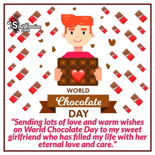 Happy World Chocolate Day For Girlfriend