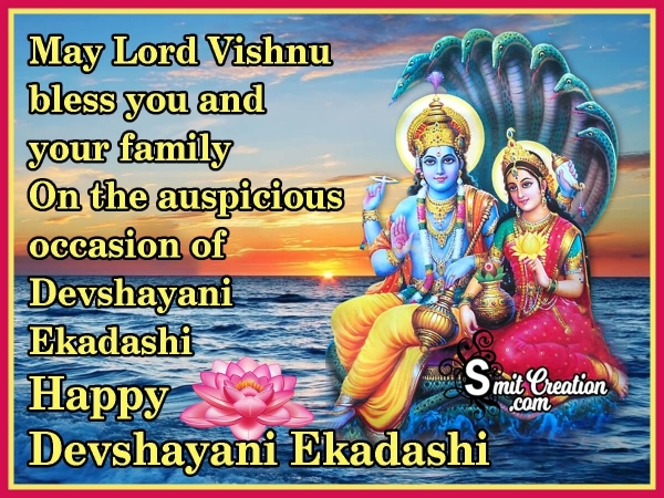 Happy Devshayani Ekadashi Blessings