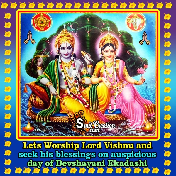 Devshayani Ekadashi Wishes, Blessings, Messages Images