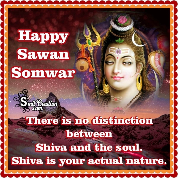 Happy Sawan Somwar Status