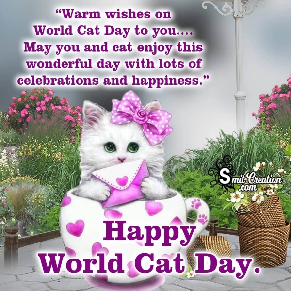 Happy World Cat Day Message