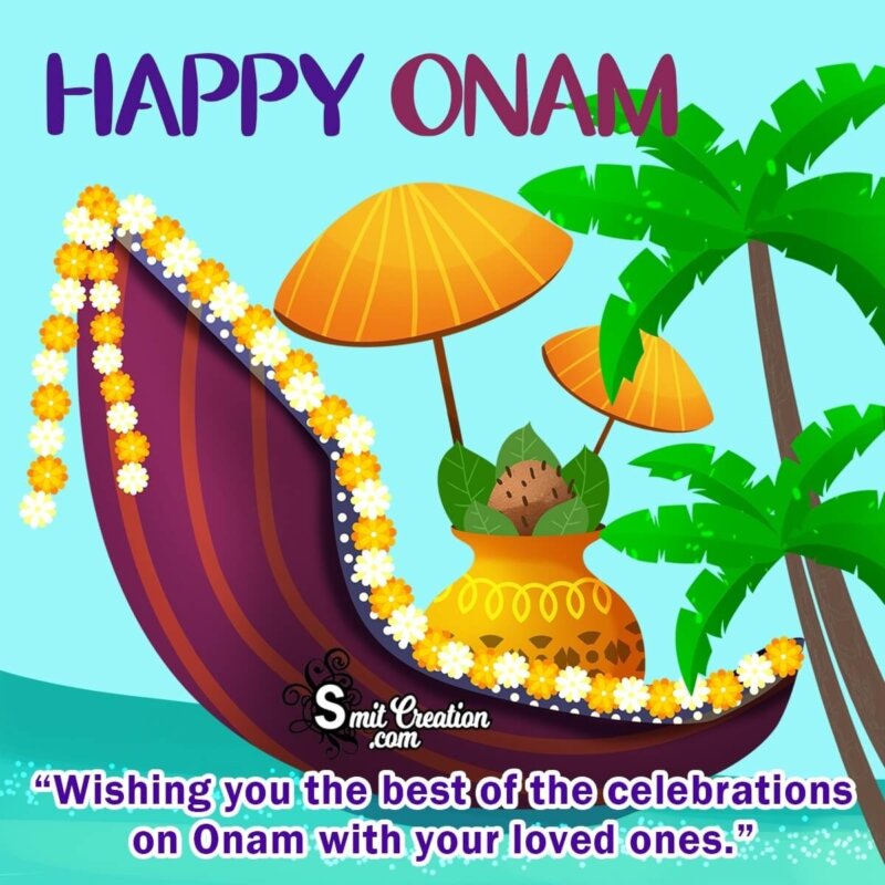 Happy Onam Wishes Whatsapp Status - SmitCreation.com