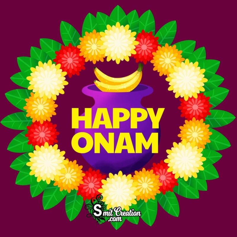 Happy Onam Whatsapp Dp - SmitCreation.com