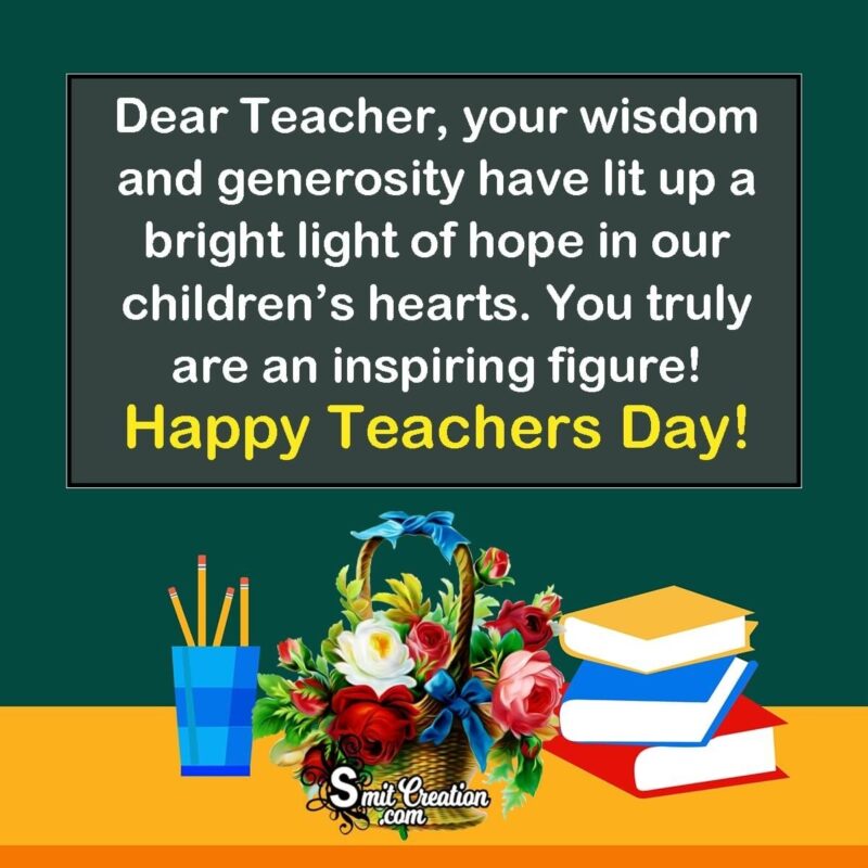 Teacher's Day Messages From Parents - SmitCreation.com
