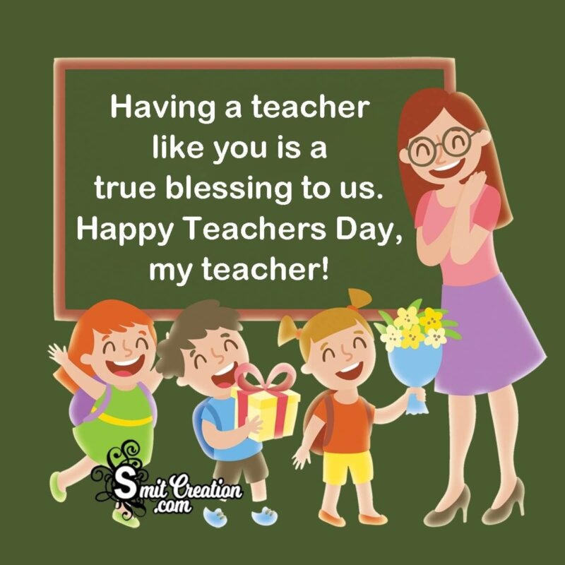 teachers day messages for kids