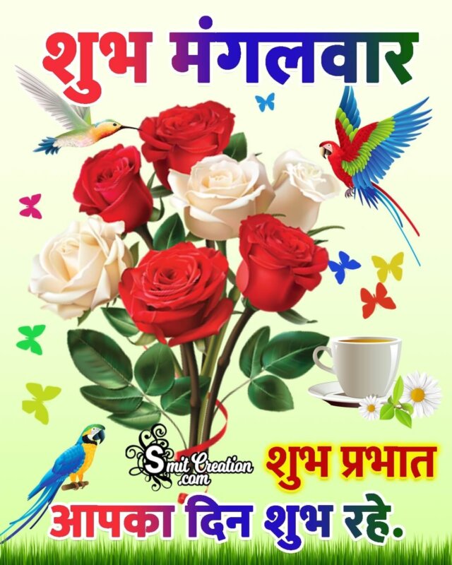 Tuesday Good Morning Hindi Images - SmitCreation.com