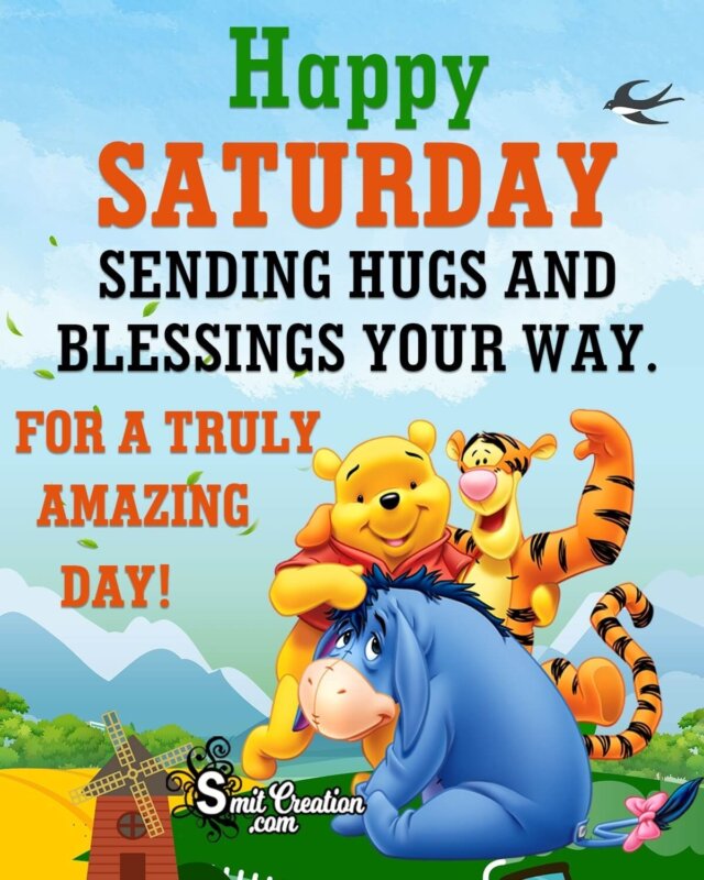 Happy Saturday Blessings - SmitCreation.com