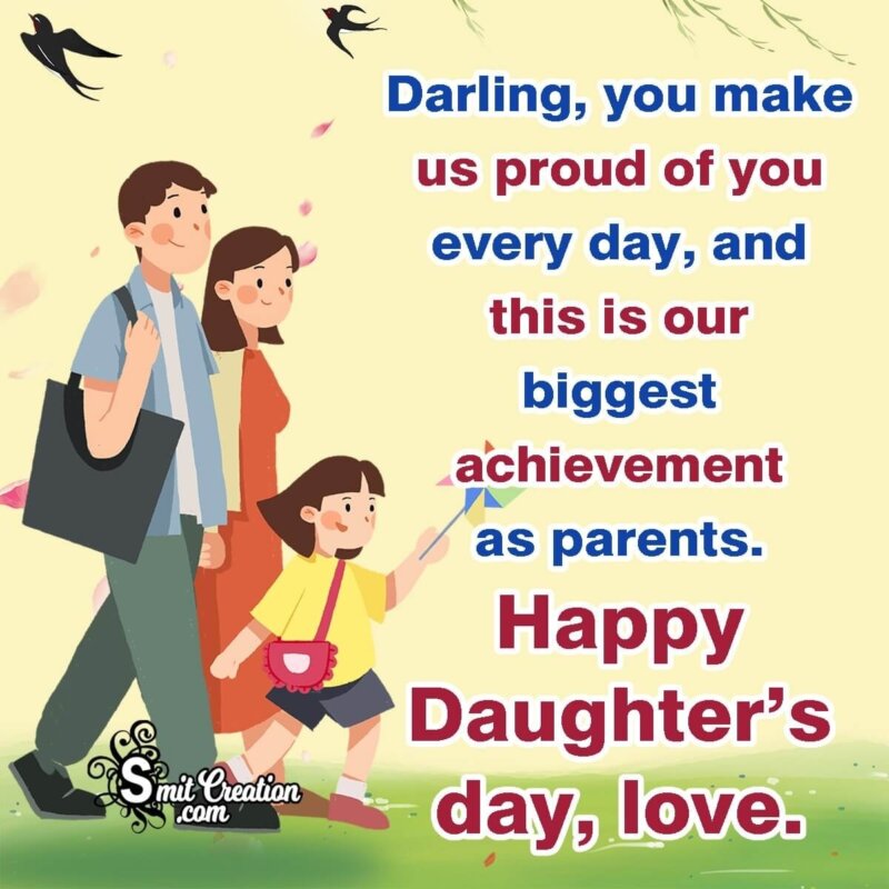 Happy Daughters Day Messages - SmitCreation.com