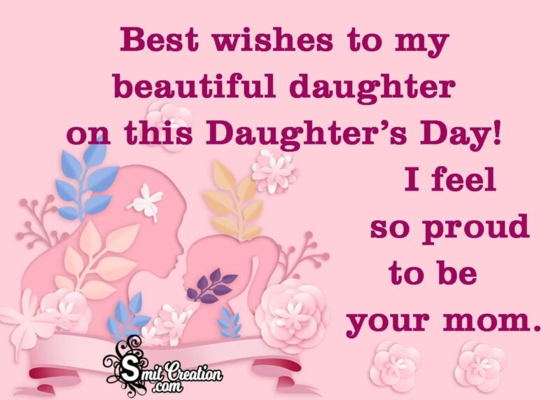Happy Daughters Day Wishes - SmitCreation.com