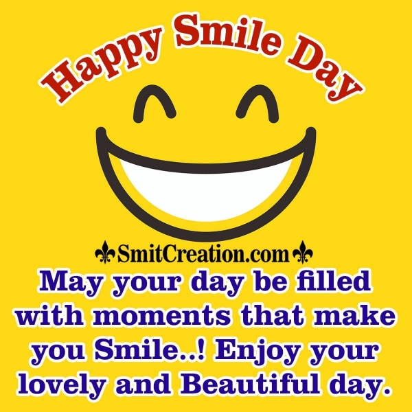 Happy Smile Day Wish Image