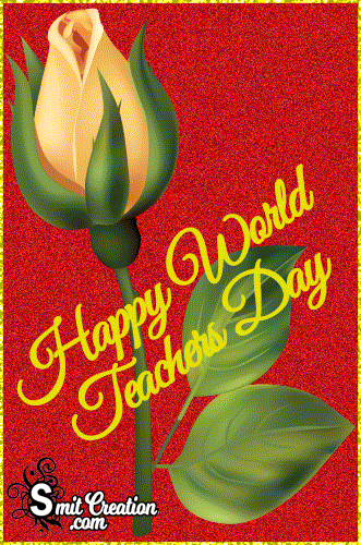 Happy World Teachers’ Day Animated Gif Image
