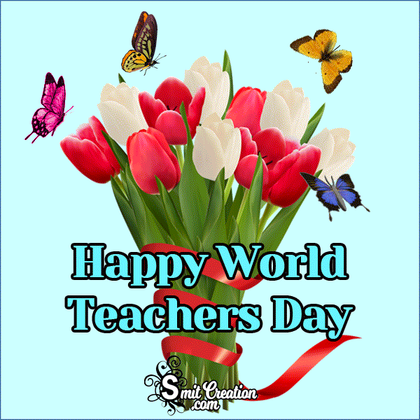 World Teacher Day Gif Image