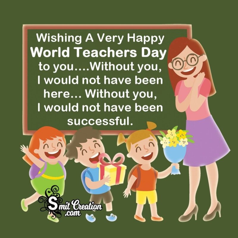 World Teachers' Day Wishes, Messages, Quotes Images - SmitCreation.com