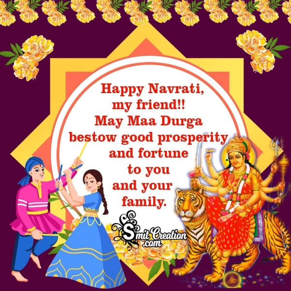 Navratri Wishes For Friends and Family