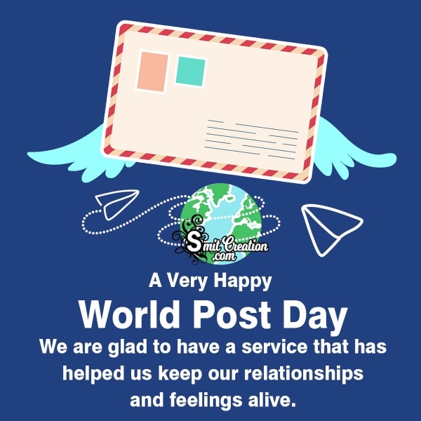 World Post Office Day Status For Facebook, Whatsapp