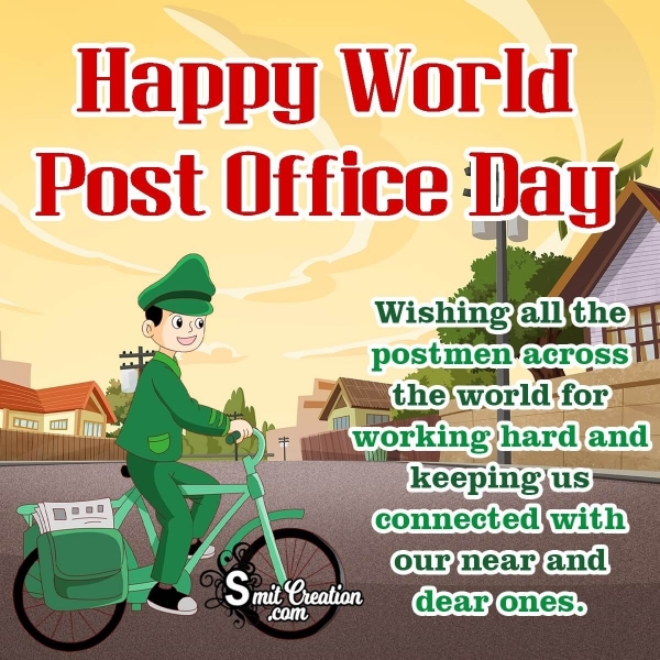 Happy World Post Office Day Wish Image