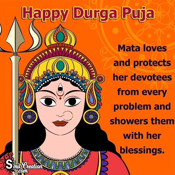 Happy Durga Puja Wishes for Friends