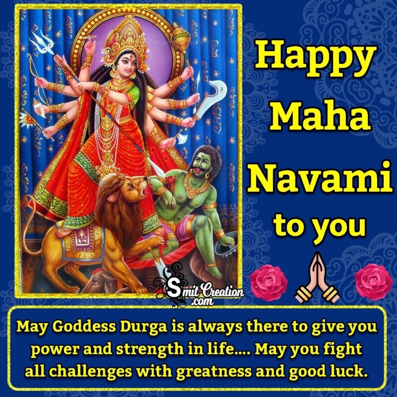 Maha Navami Wishes, Quotes, Messages Images 
