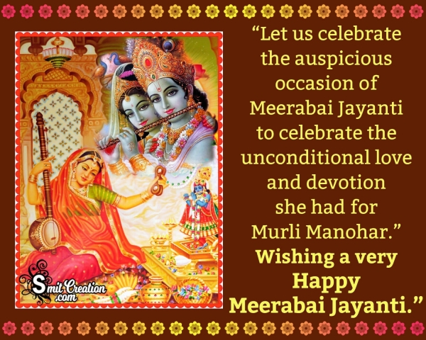 Happy Meerabai Jayanti Status