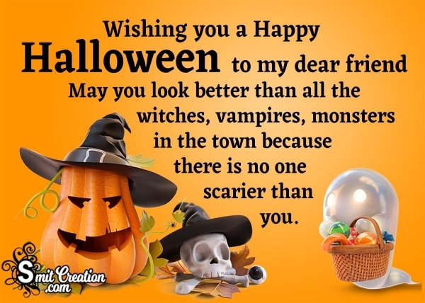 Happy Halloween Wish for Friend