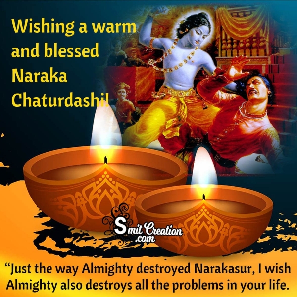 Narak Chaturdashi Wishes In English