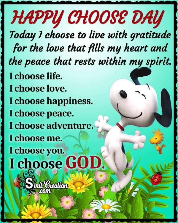 HAPPY CHOOSE DAY