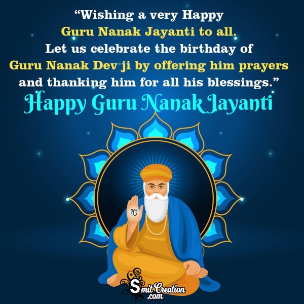 Happy Guru Nanak Jayanti Wishes