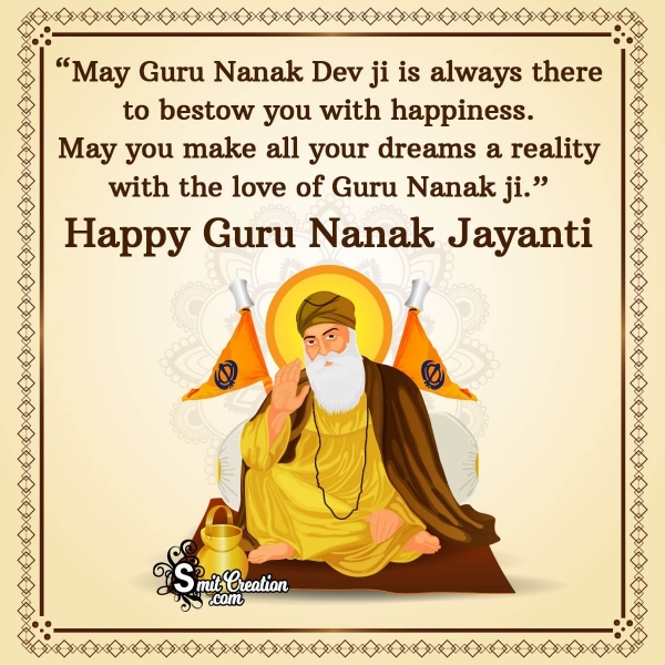 Happy Guru Nanak Jayanti Wishes, Blessings, Messages Images