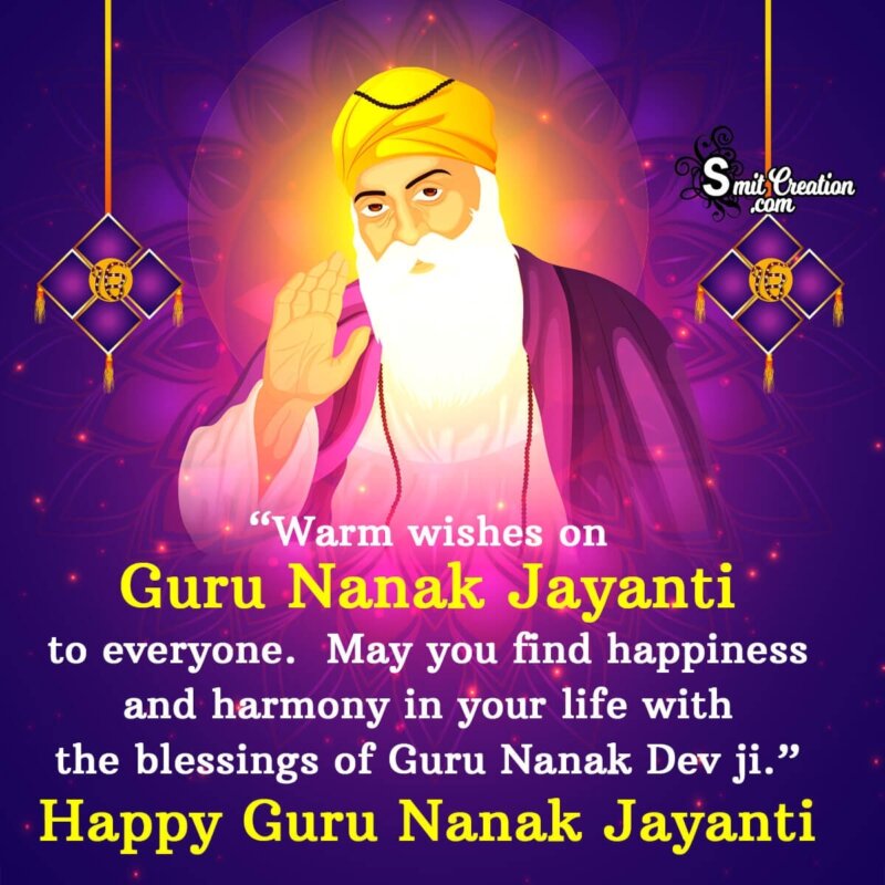 Guru Nanak Jayanti Status for Whatsapp - SmitCreation.com