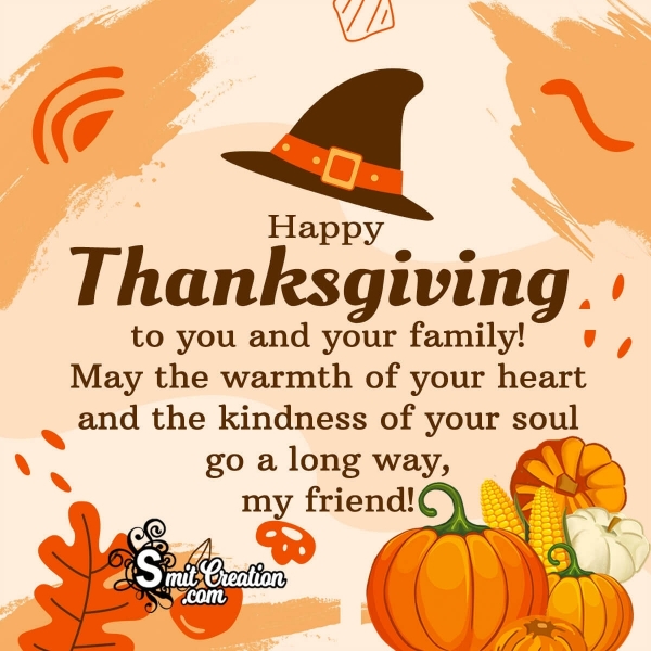Thanksgiving Wishes for Friends