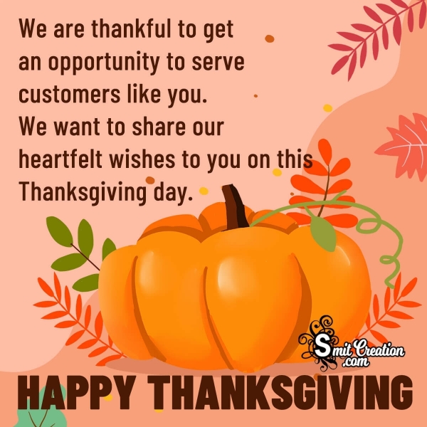 Thanksgiving Messages for Business