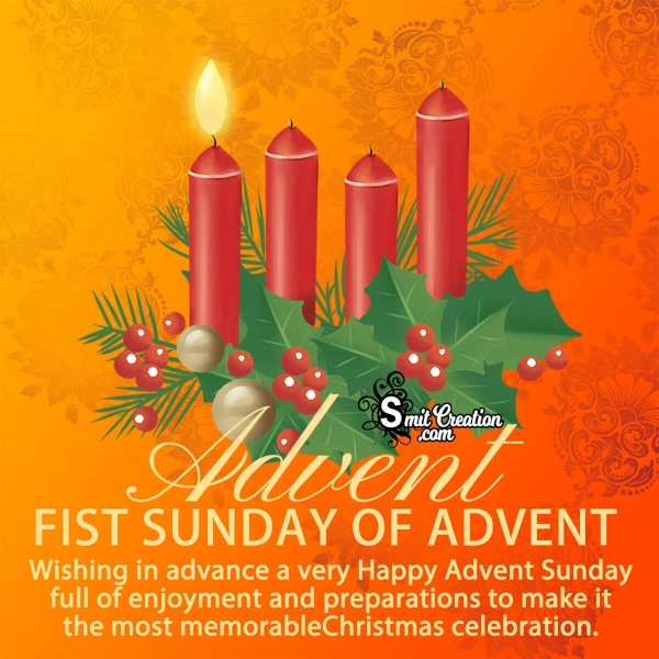 First Sunday Of Advent Advance Wishes
