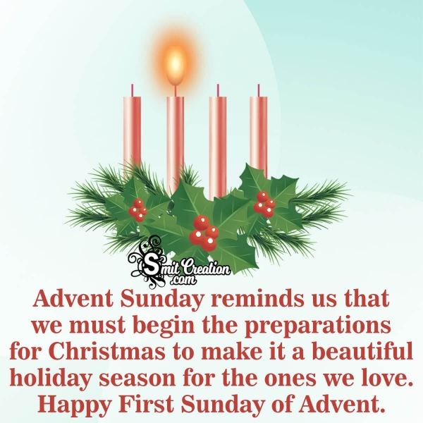 First Sunday Of Advent Whatsapp Status