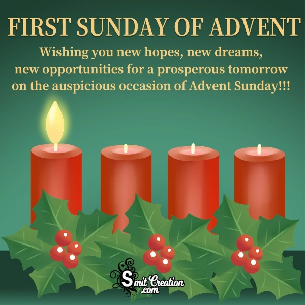 First Sunday Of Advent Wishes
