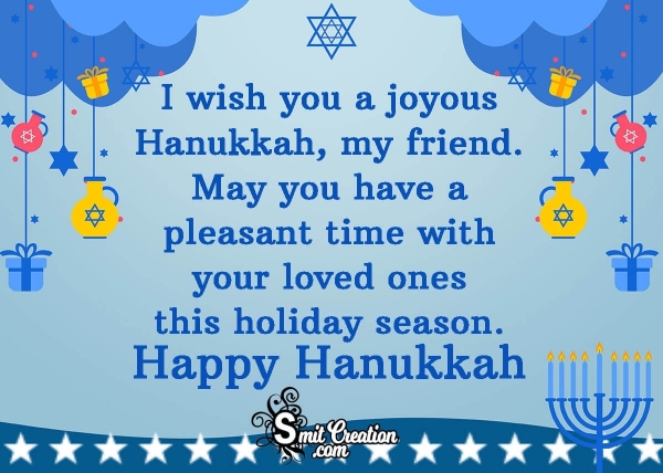 Hanukkah Wishes For Friend