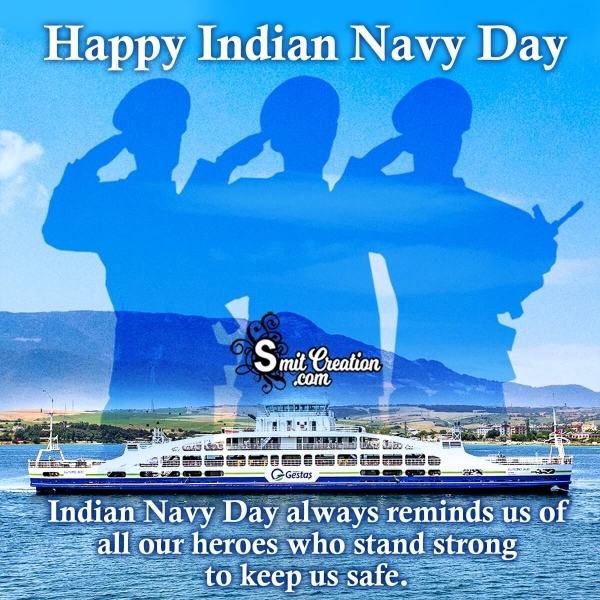 Happy Indian Navy Day Image
