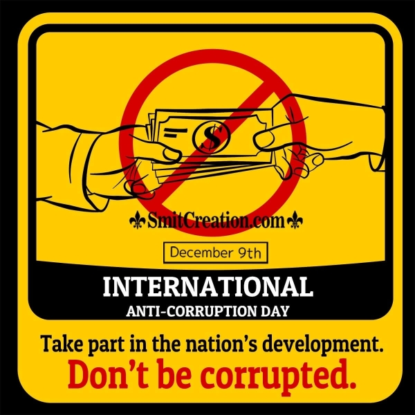 International Anti Corruption Day Status