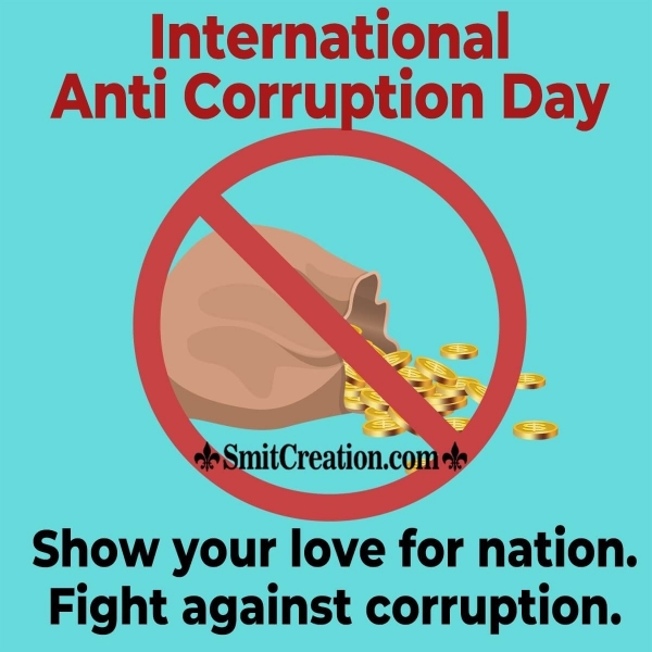 International Anti Corruption Day Slogan Image