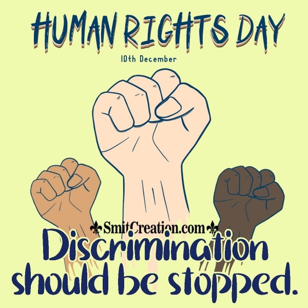 Human Rights Day Slogan Pic