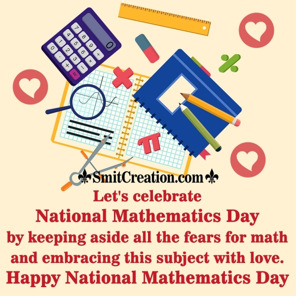 Happy National Mathematics Day Image