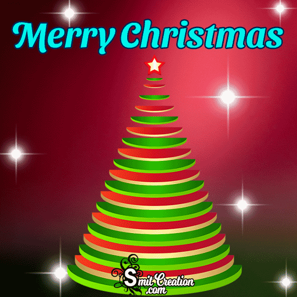 Merry Christmas Tree Gif Image