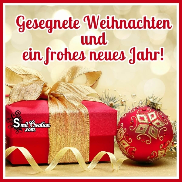 Gesegnete Weihnachten und ein frohes neues Jahr!