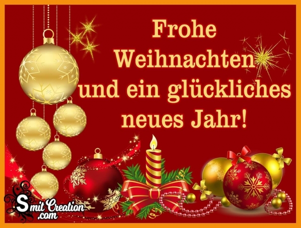 Frohe Weihnachten und Neujahr Bild